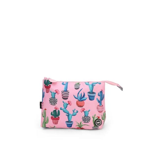 Cubs Pink Cactus Medium Pouch For Unisex
