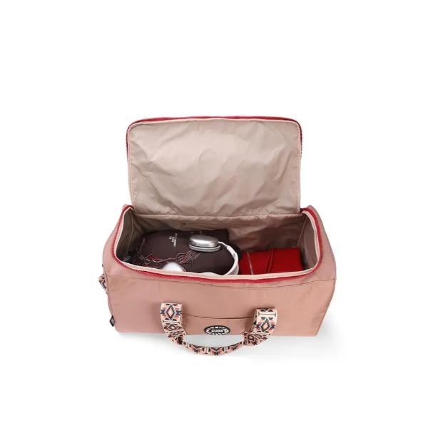 Cubs Camel Weekender Duffel Hand Bag 63 L For Unisex
