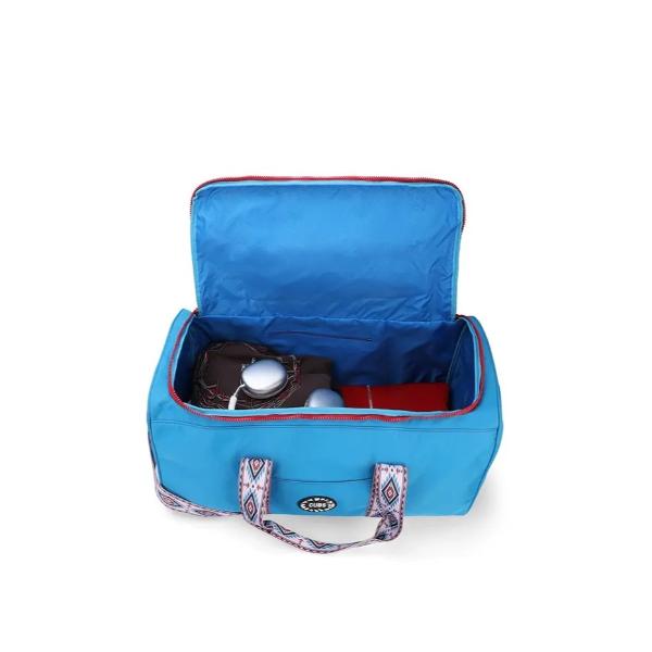 Cubs Cyan Blue Weekender Duffel Hand Bag 63 L For Unisex