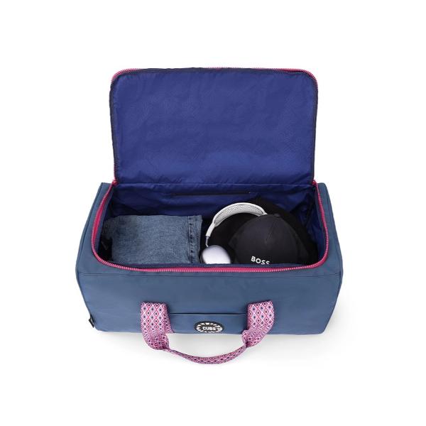 Cubs Navy Weekender Duffel Hand Bag 63 L For Unisex