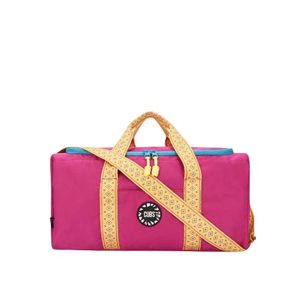 Cubs Orchid Plum Weekender Duffel Hand Bag 63 L For Unisex