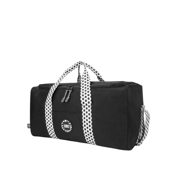 Cubs Black Weekender Duffel Hand Bag 63 L For Unisex