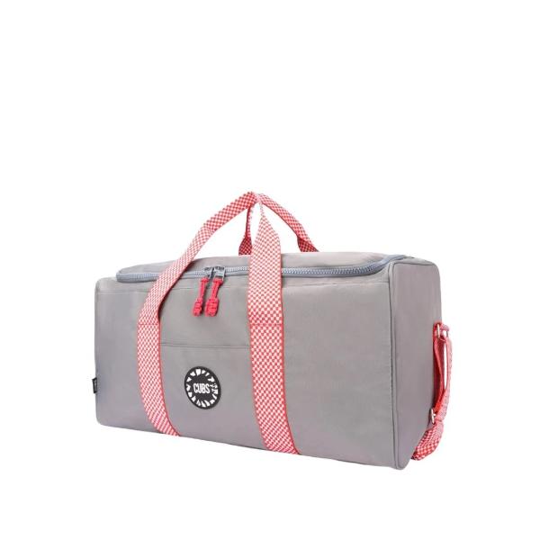 Cubs Serious Grey Weekender Duffel Hand Bag 63 L For Unisex