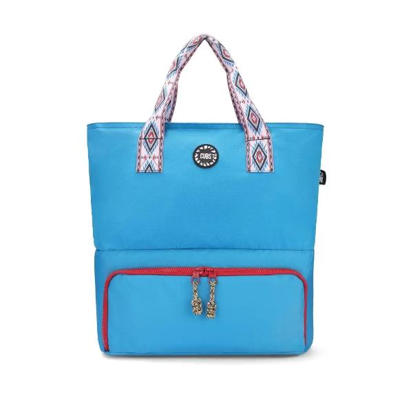 Cubs Cyan Blue Cooling Tote Bag For Unisex