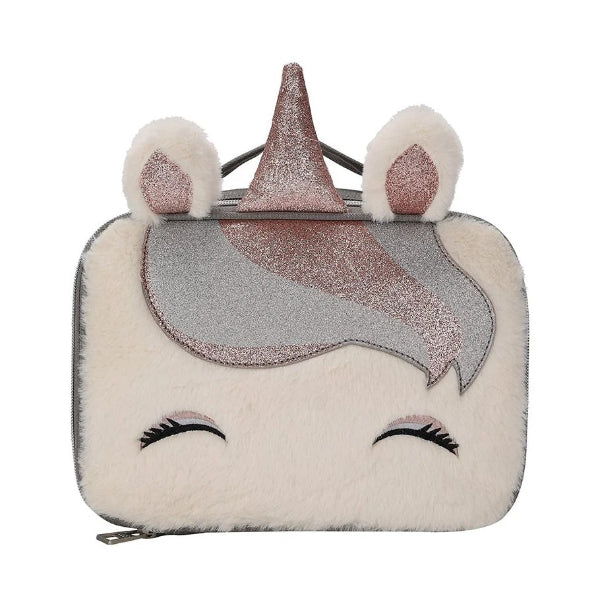 Cubs Matt Gold Sequin & Fur Unicorn Lunch Bag