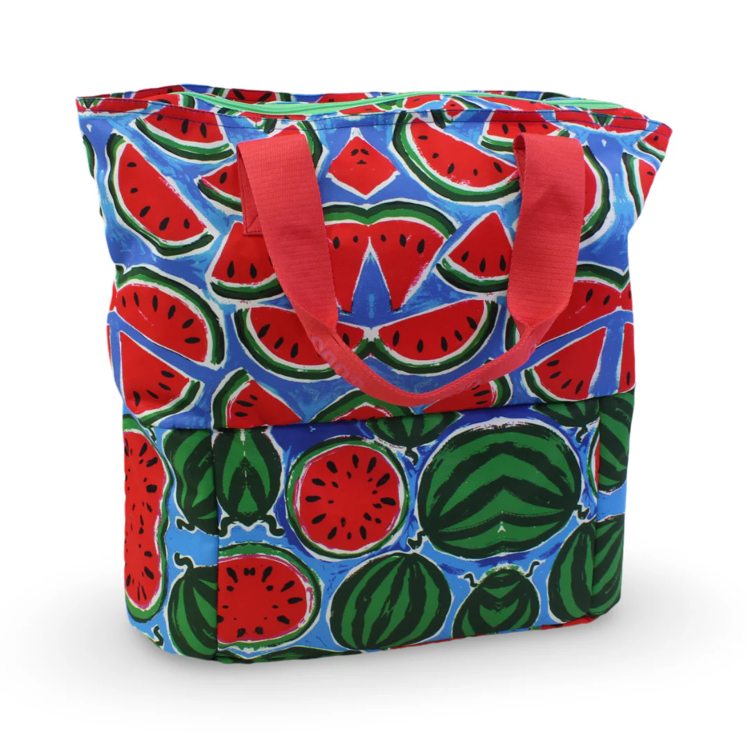 Cubs Watermelon Wave Cooling Tote Bag For Unisex