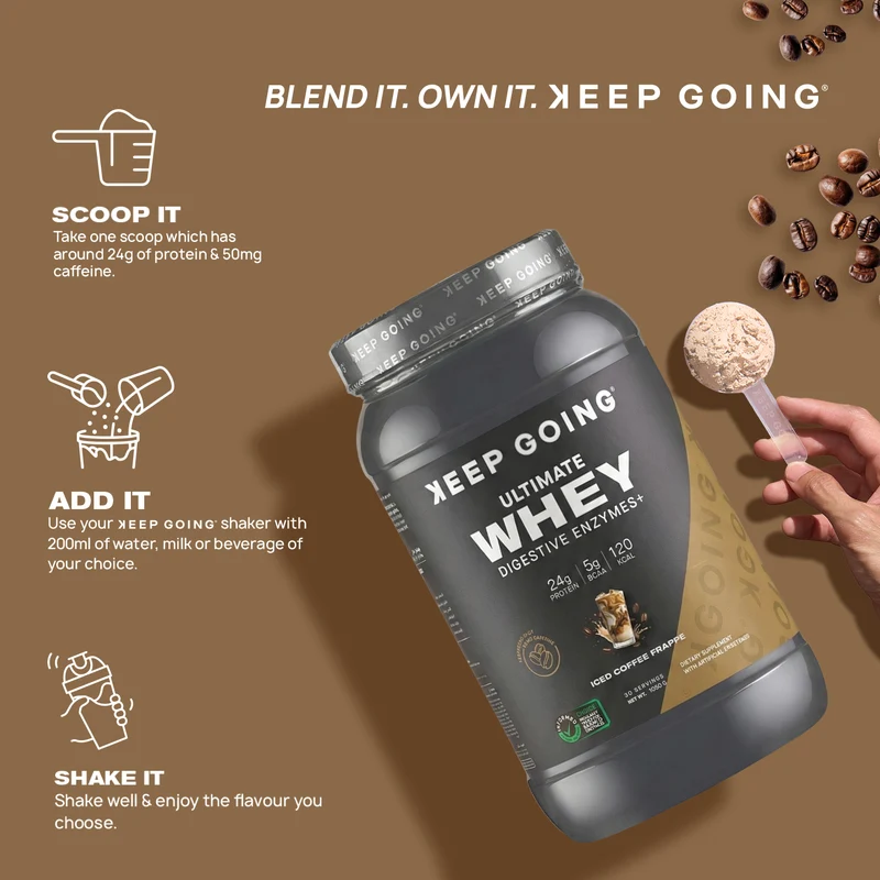 Ultimate Whey Digestive Enzymes+Iced Coffee Frappe