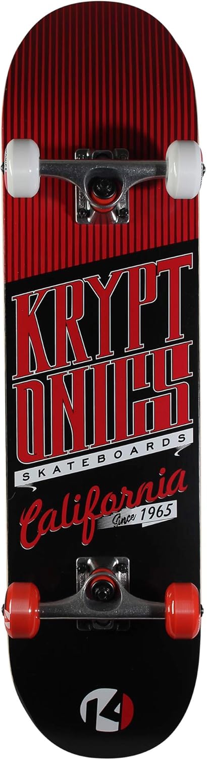 Kryptonics Star Series Cali-Red Skateboard