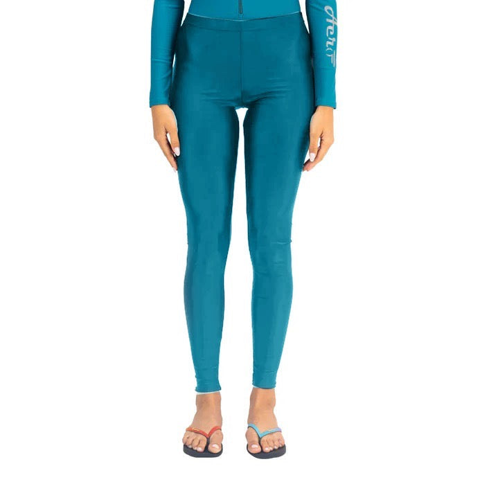 بنطلون ضيق للنساء من AEROBIRD، لون أزرق مخضر فاتح