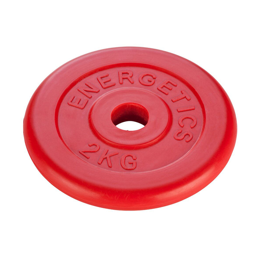 Energetics Fitness Rubber Disc For Unisex, Red