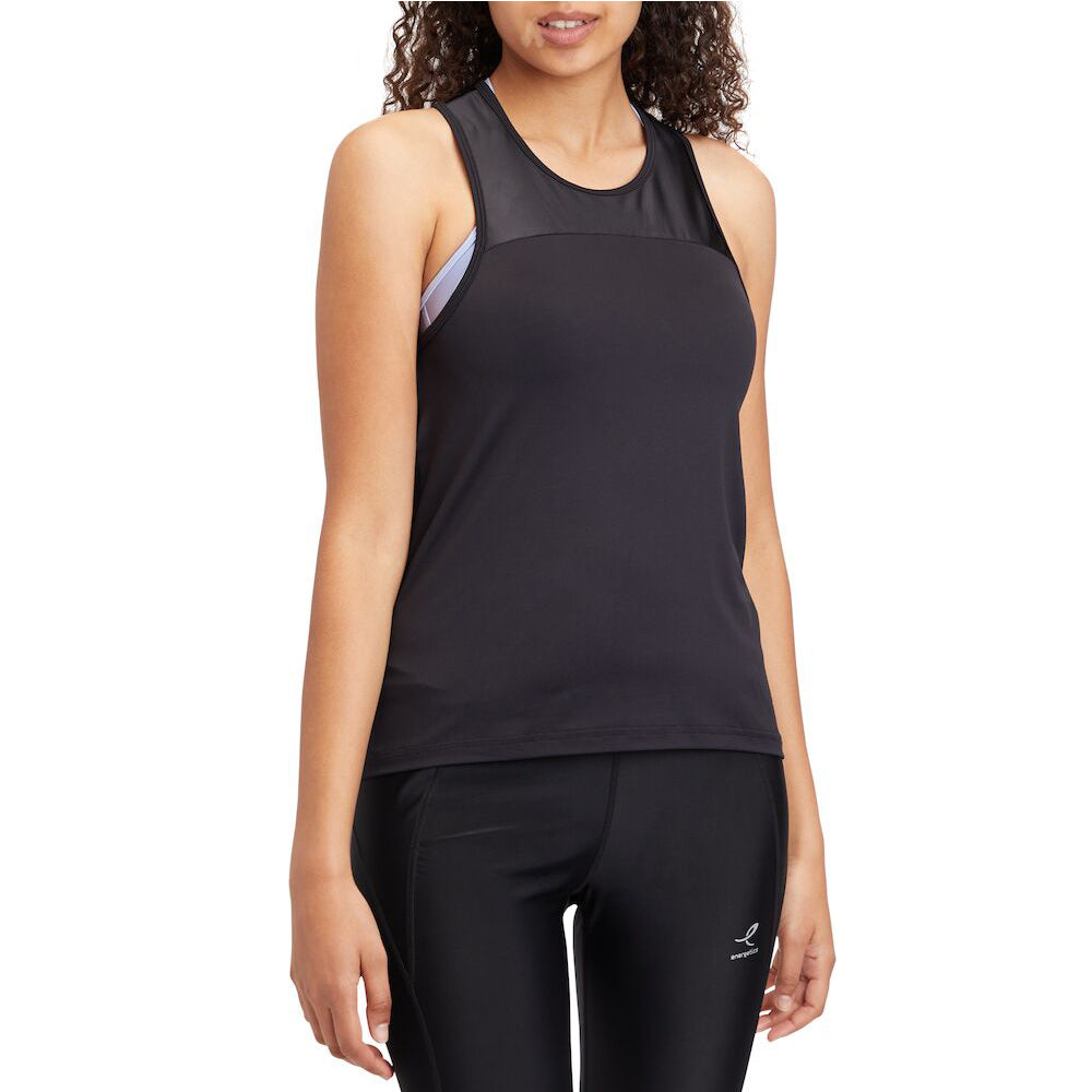 Energetics Teresa Singlet For Women, Black