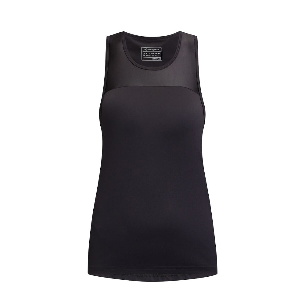 Energetics Teresa Singlet For Women, Black