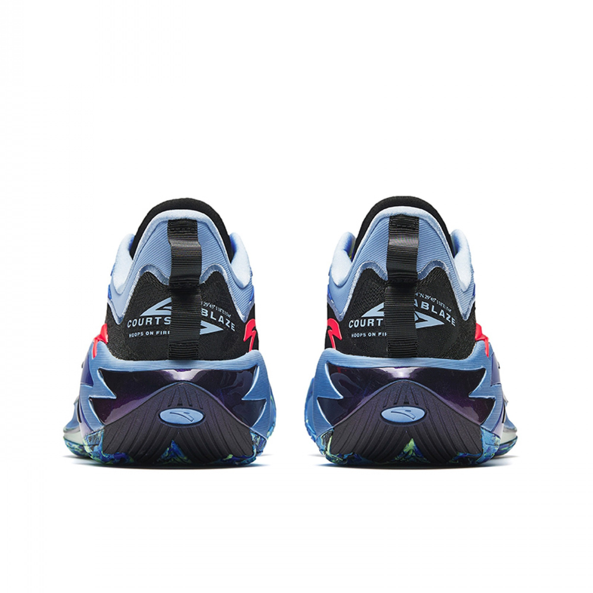 Anta Basketball Shoes For Men, Black&Blue