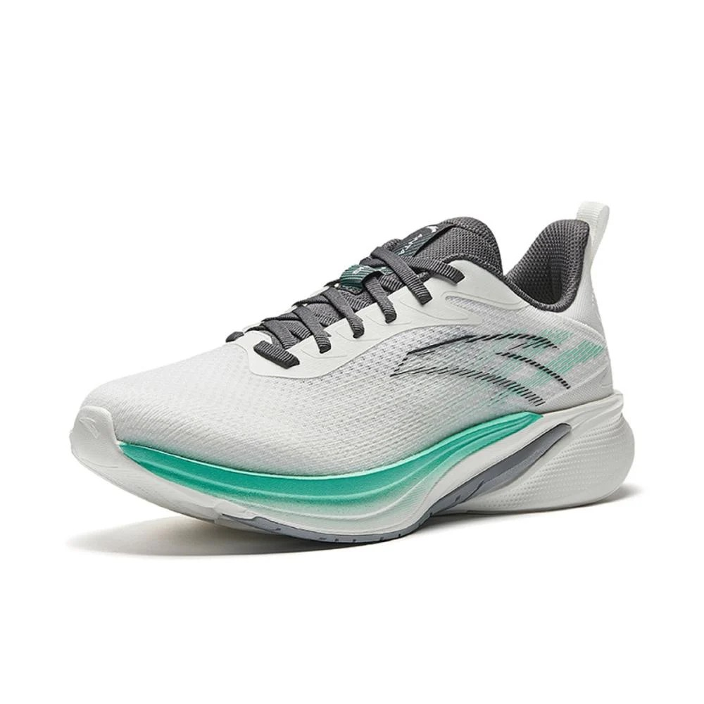 Anta Running Shoes For Men, Paper White&Green