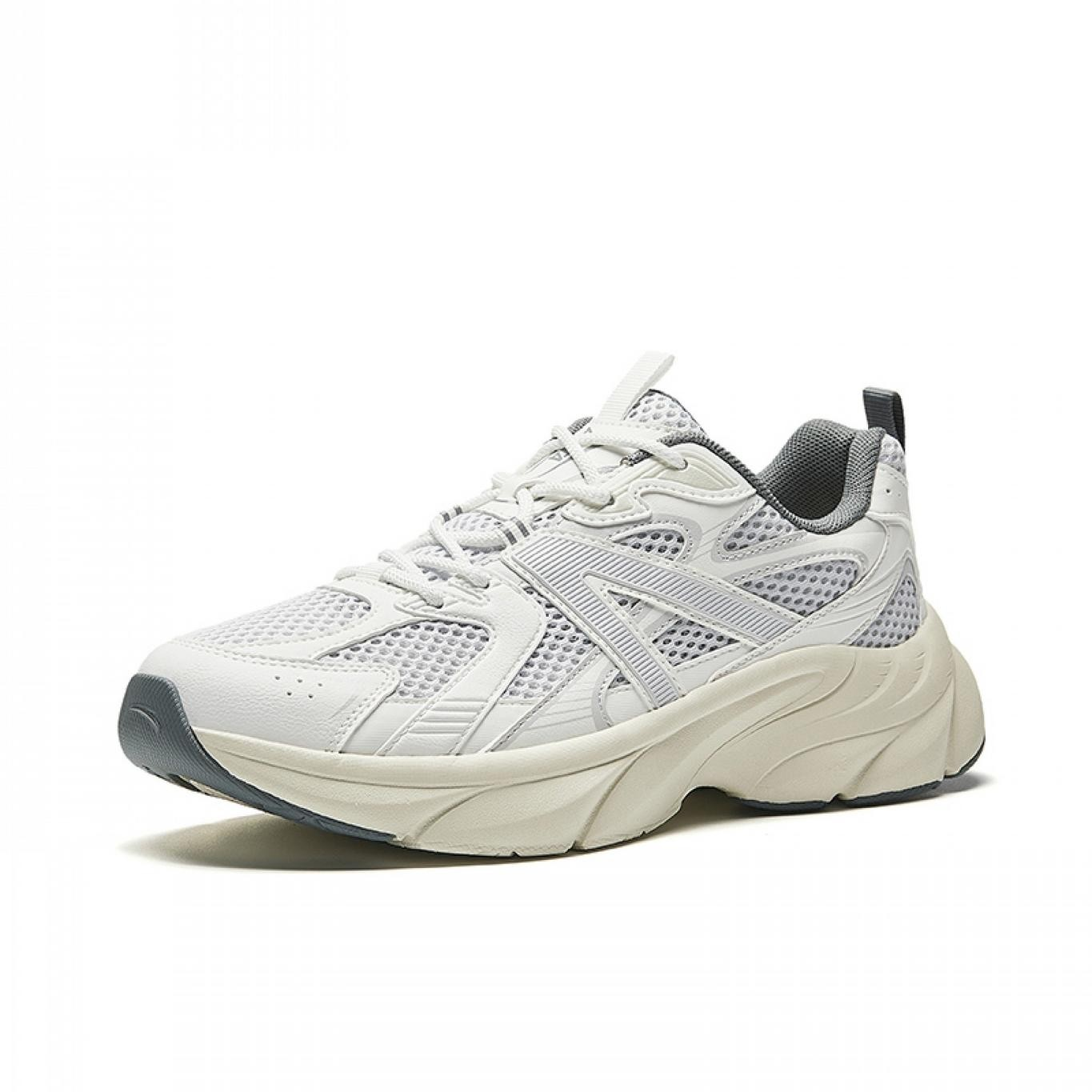 Anta Lifestyle Shoes For Men, Grey&Paper White