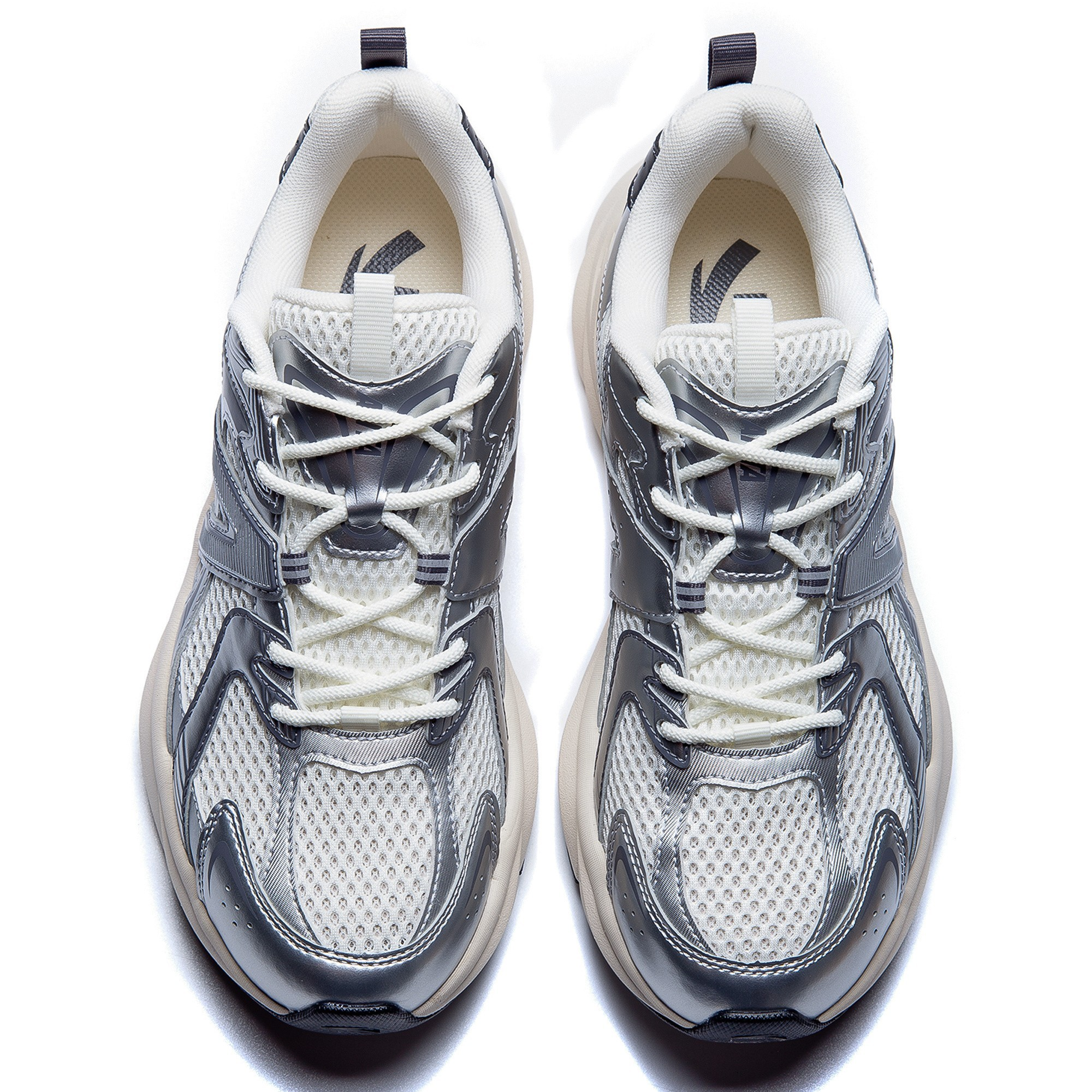 Anta Lifestyle Shoes For Women, Beige&Silver