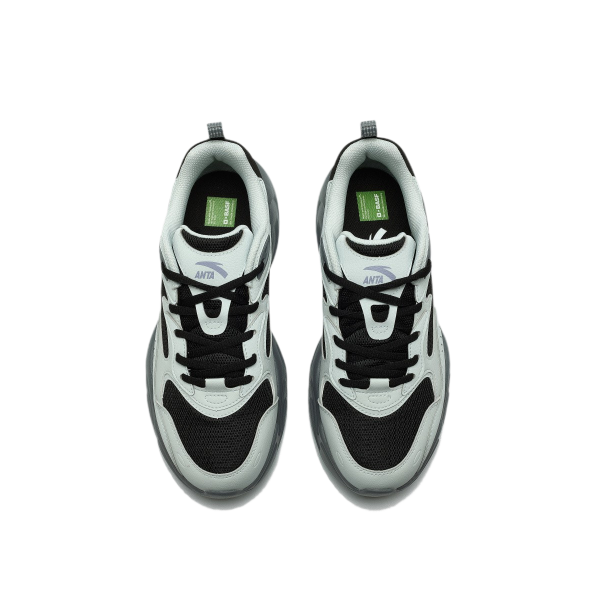 Anta Lifestyle Shoes For Women, L.Grey/Black/Purple