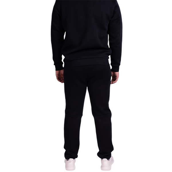 ANTA KNIT TRACK FITNESS PANT FOR MEN, BASIC BLACK
