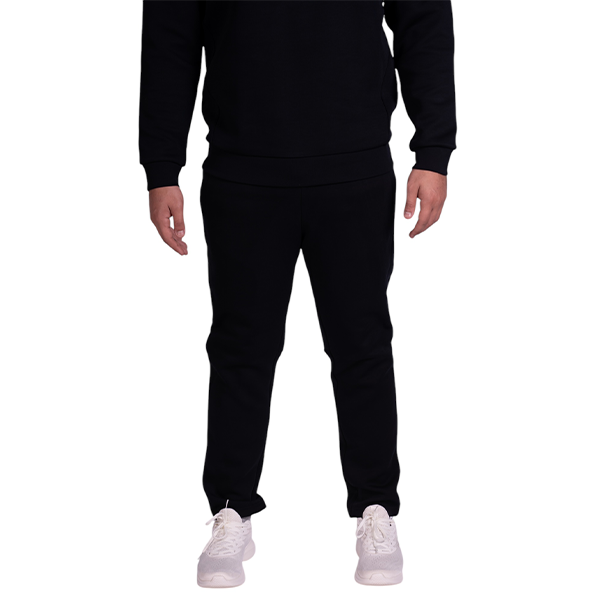 ANTA KNIT TRACK FITNESS PANT FOR MEN, BASIC BLACK
