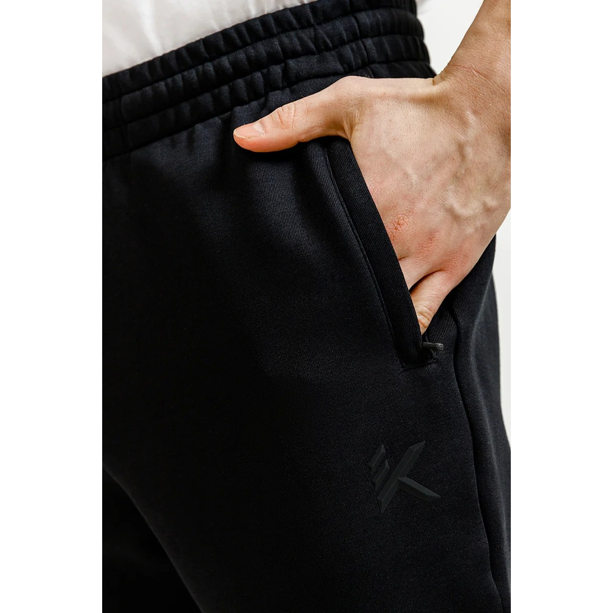 Anta Basketball Knit Track Pants For Men, Black