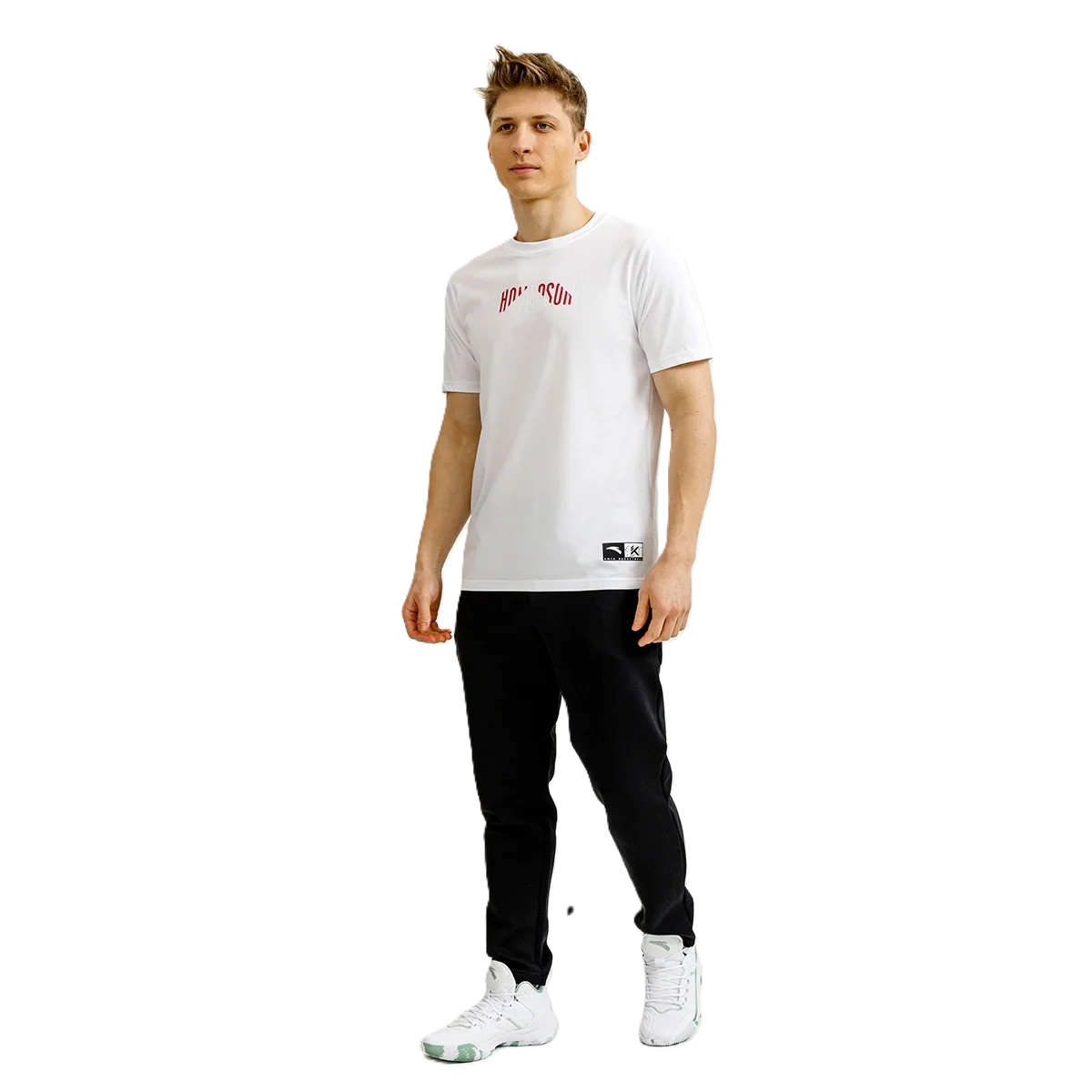 Anta Basketball Knit Track Pants For Men, Black