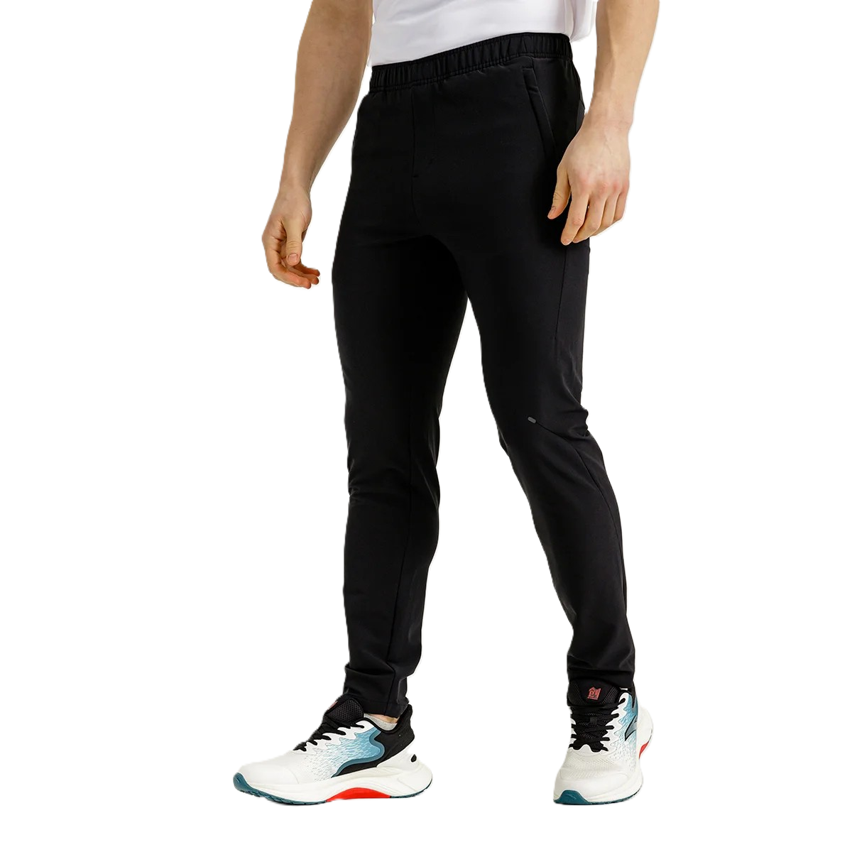Anta Fitness Woven Track Pants For Men, Black