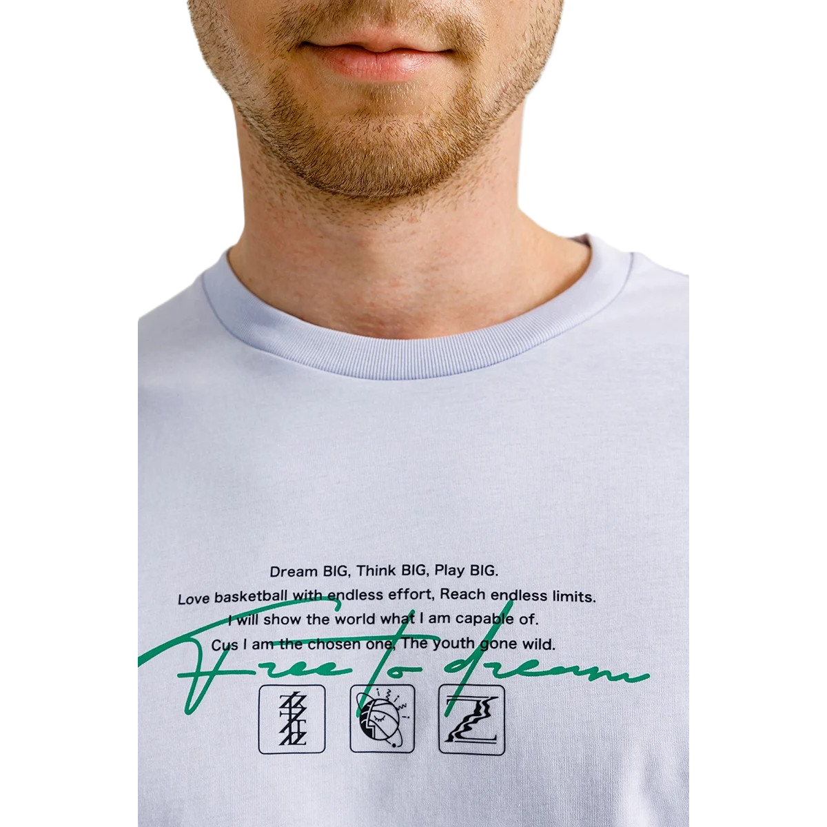 تيشيرت أنتا لكرة السلة للرجال، لون بنفسجي