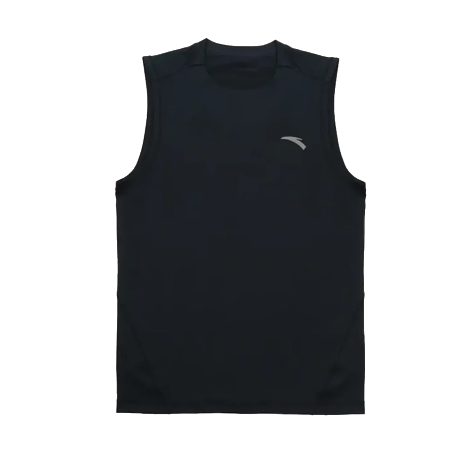 Anta Fitness Hoodie Vest For Men, Black