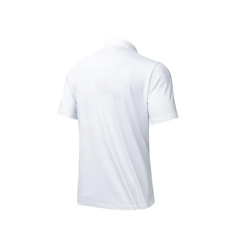 Anta Fitness Ss Polo T-Shirt For Men, White
