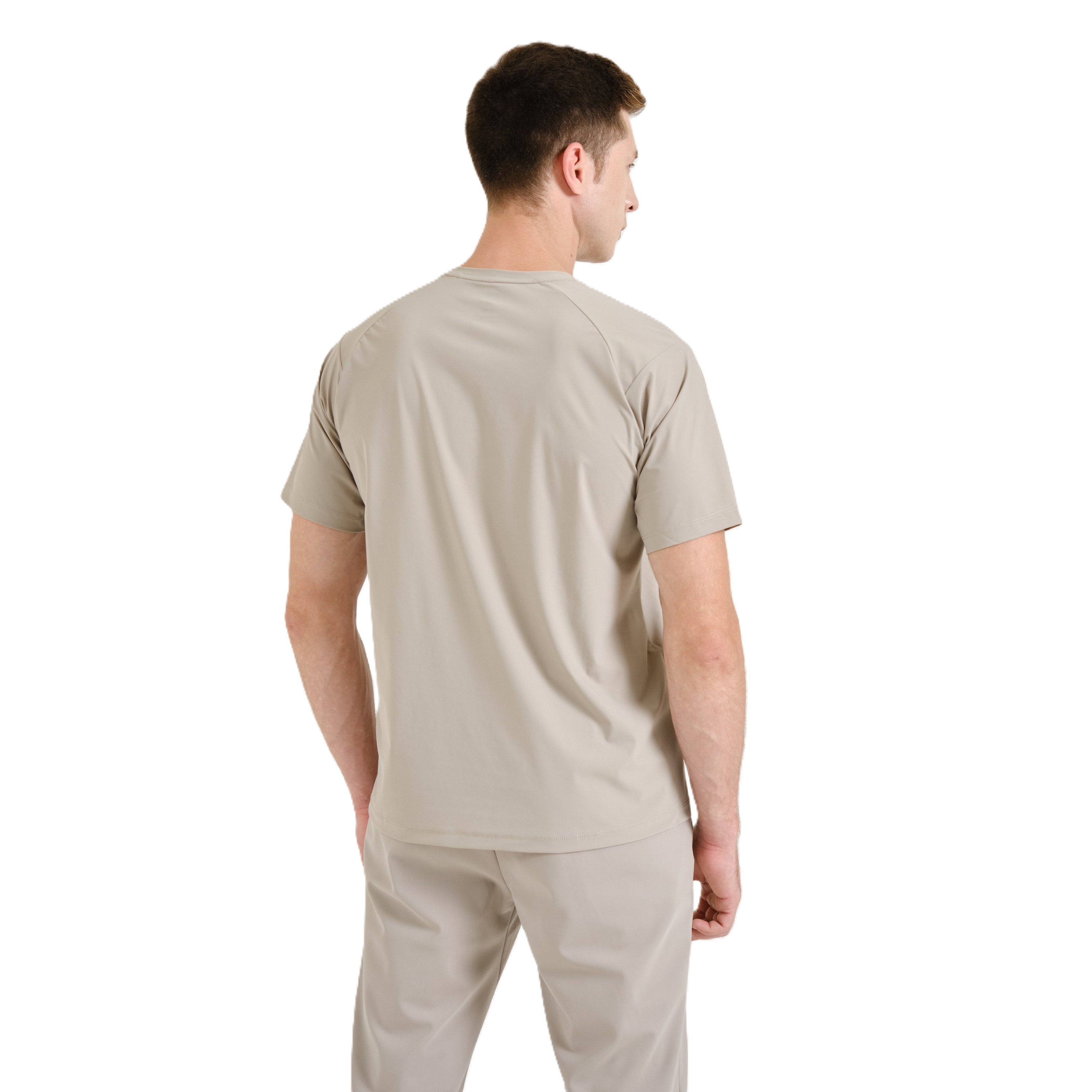 Anta Fitness Ss T-Shirt For Men, Smoke Grey