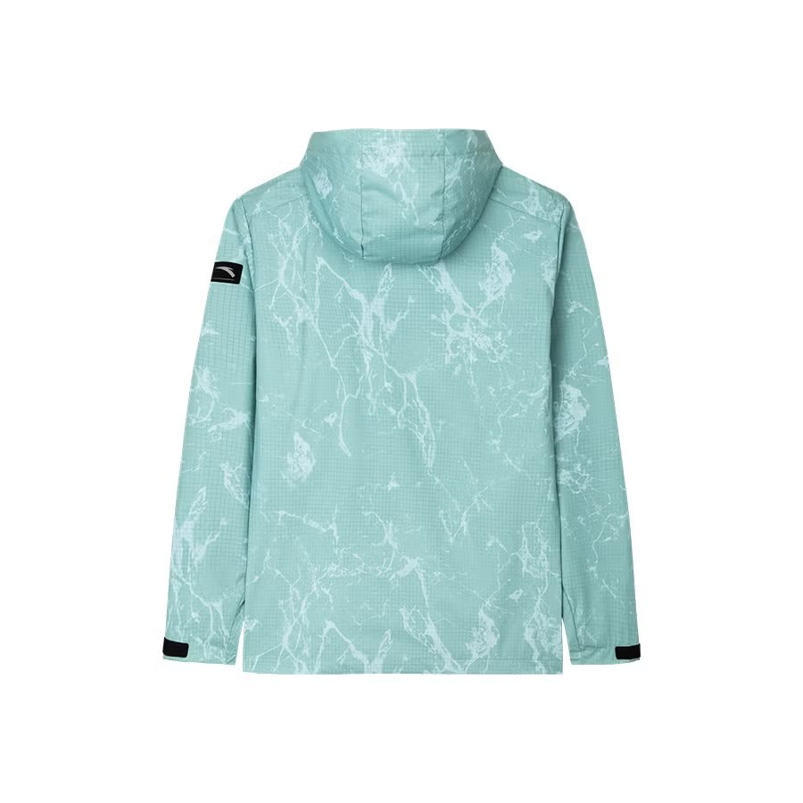 Anta Fitness Woven Track Top For Men, L.Grnallvr Prnt