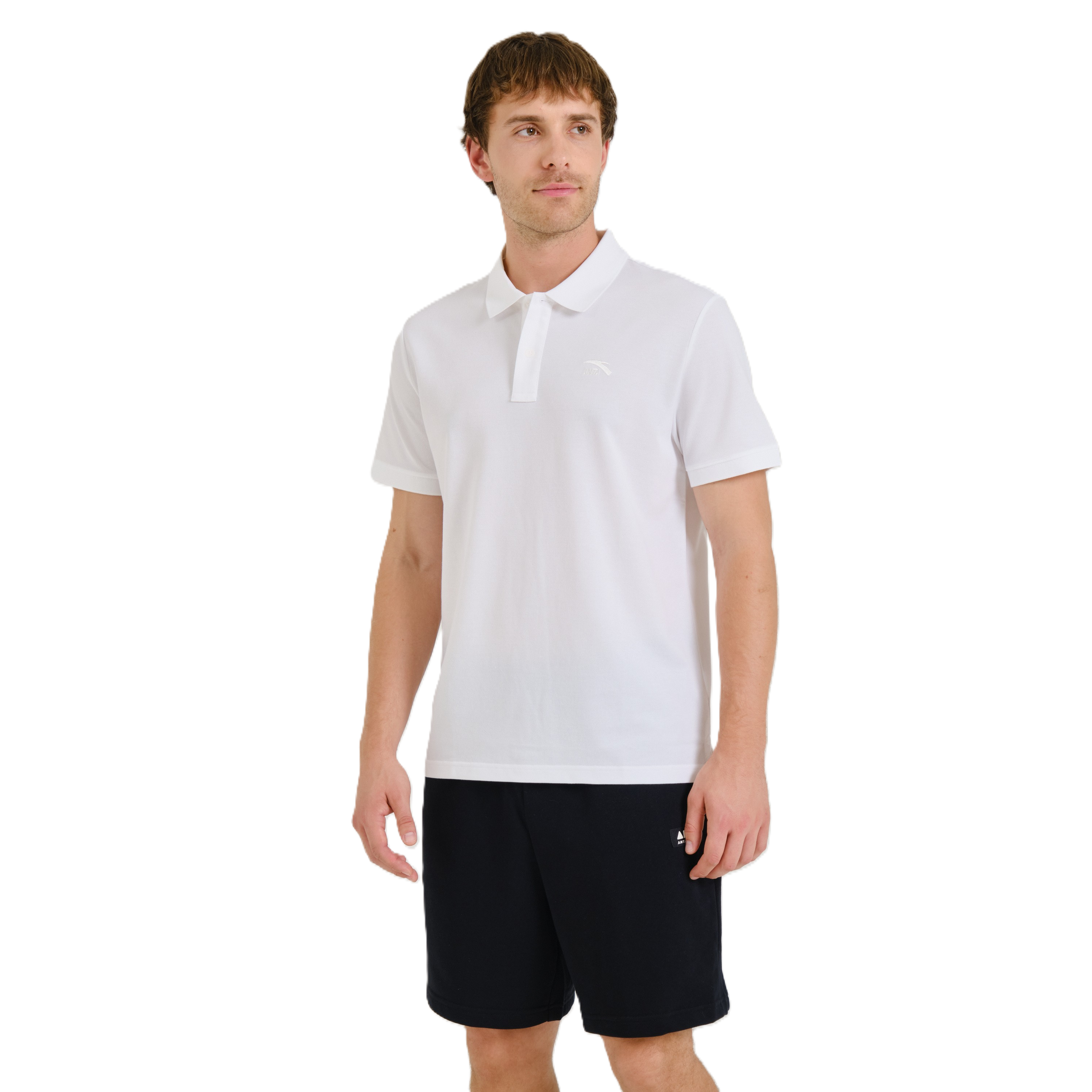 Anta Lifestyle Ss Polo T-Shirt For Men, White