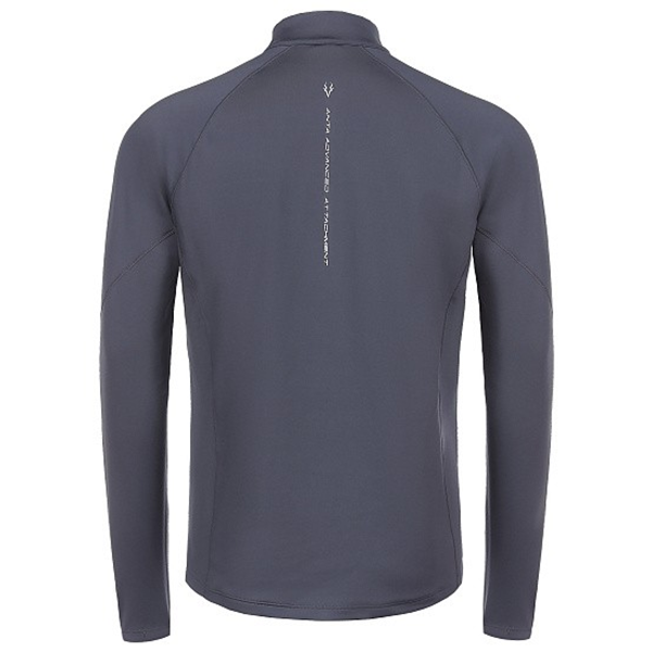 Anta Running Ls T-Shirt For Men, D.Grey