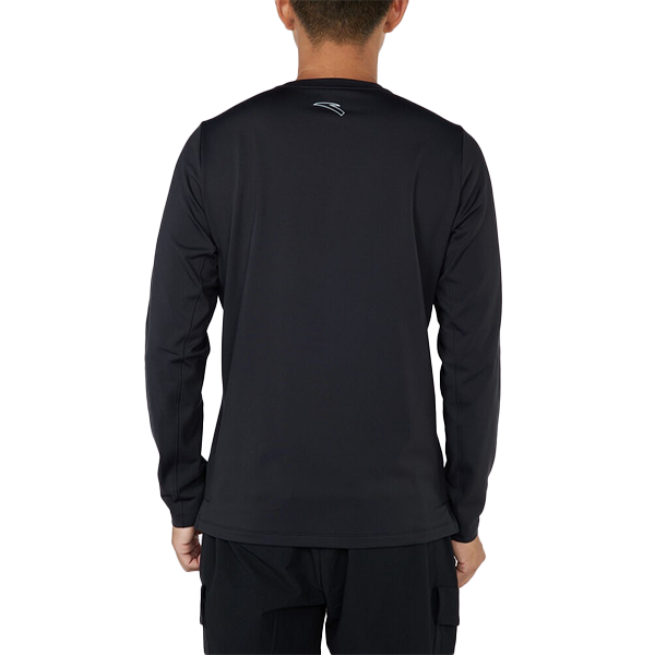 Anta Running Ls T-Shirt For Men, Black