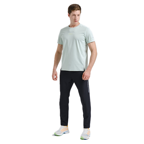Anta Running Woven Track Pants For Men, Black