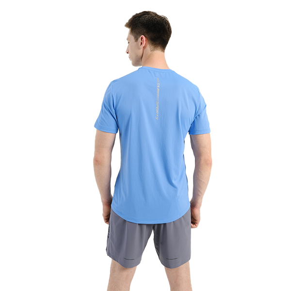 Anta Fitness Ss T-Shirt For Men, Blue