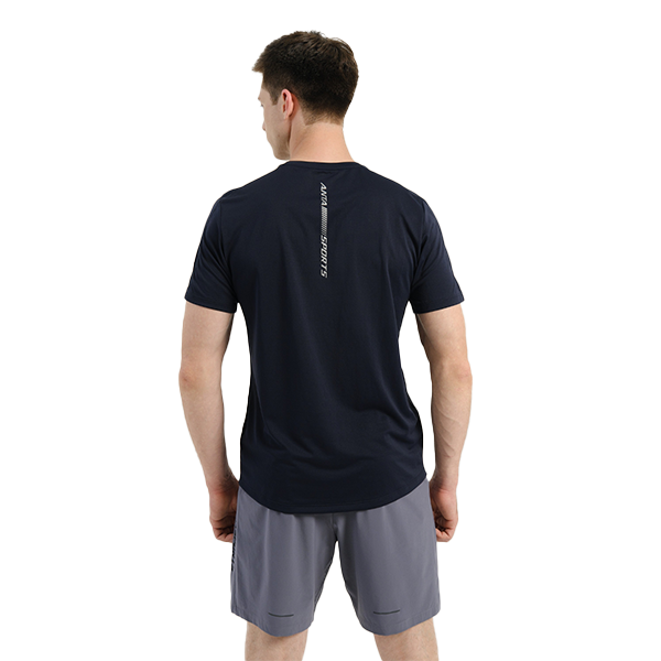 Anta Fitness Ss T-Shirt For Men, D.Blue
