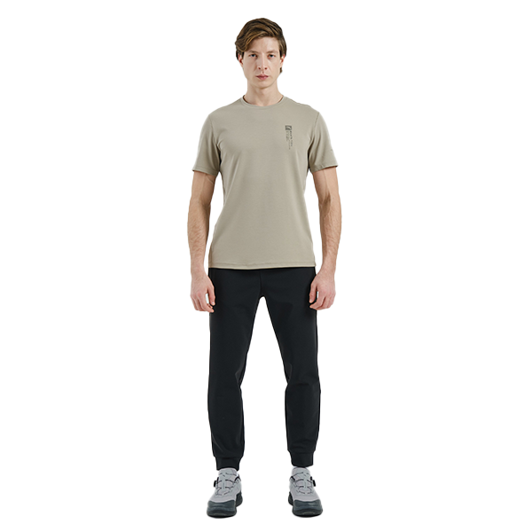 Anta Fitness Knit Track Pants For Men, Black