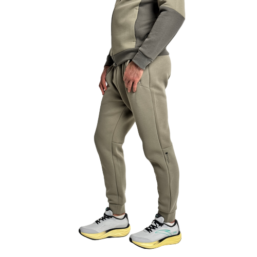 Anta Fitness Knit Track Pants For Men, Bean Green