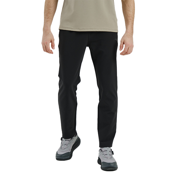 Anta Fitness Woven Track Pants For Men, Black