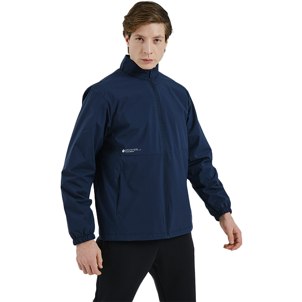 Anta Fitness Fleece Jacket For Men, D.Blue