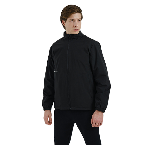 Anta Fitness Fleece Jacket For Men, Black