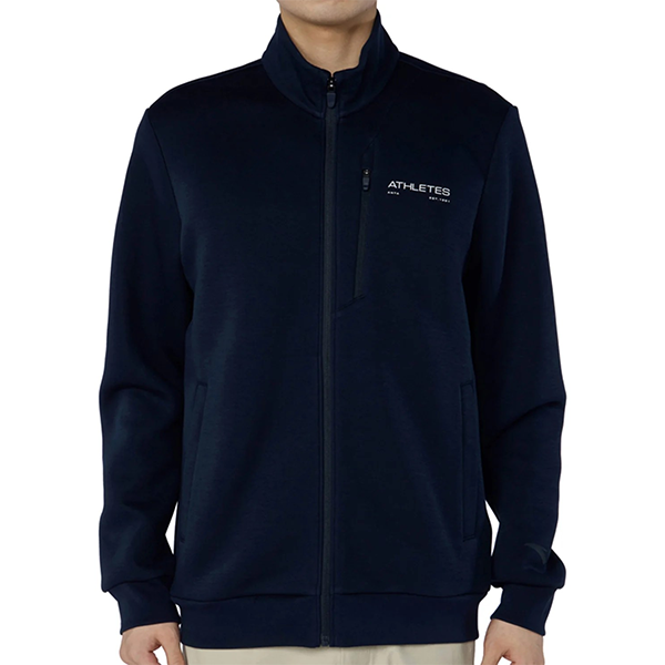 Anta Fitness Knit Track Top For Men, D.Blue