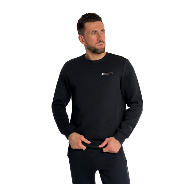 Anta Fitness Sweatshirt For Men, Black