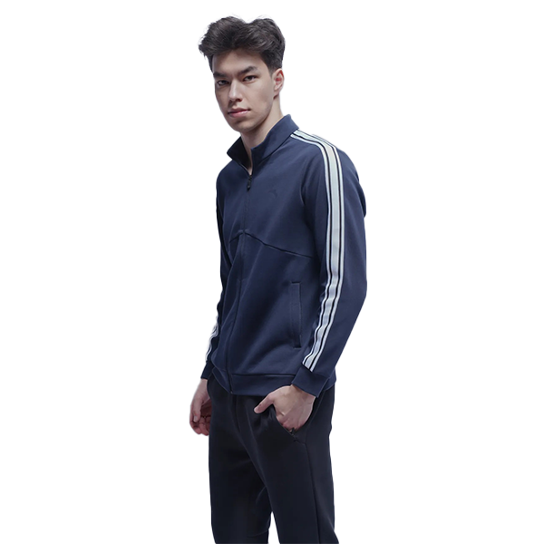 Anta Fitness Knit Track Top For Men, D.Blue