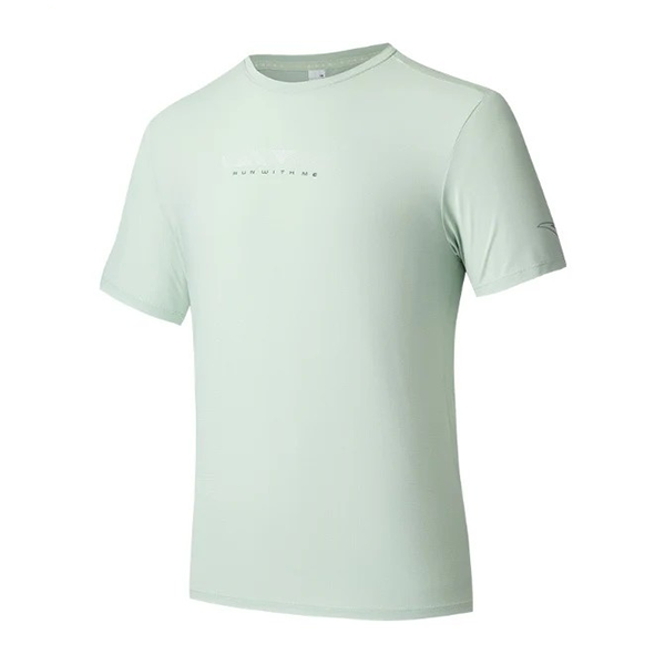 Anta Running Ss T-Shirt For Men, L.Green