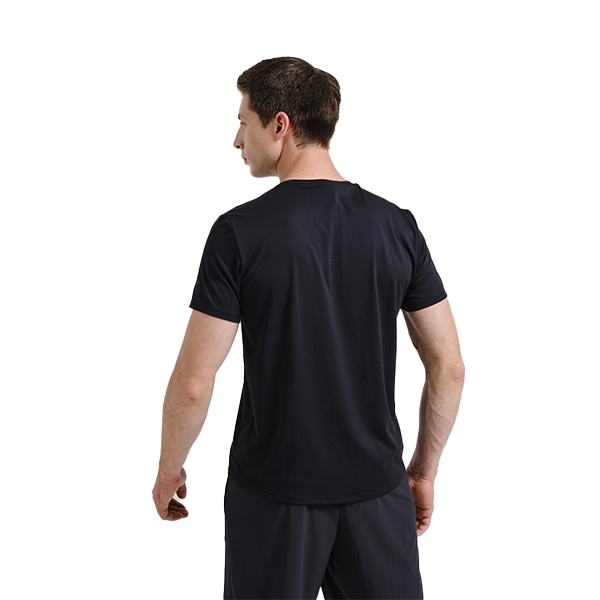 Anta Running Ss T-Shirt For Men, Black