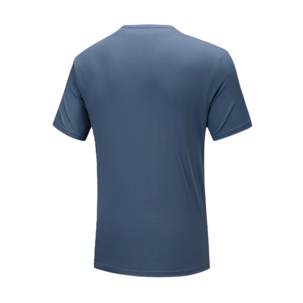 Anta Ss Running T-Shirt For Men, D.Blue