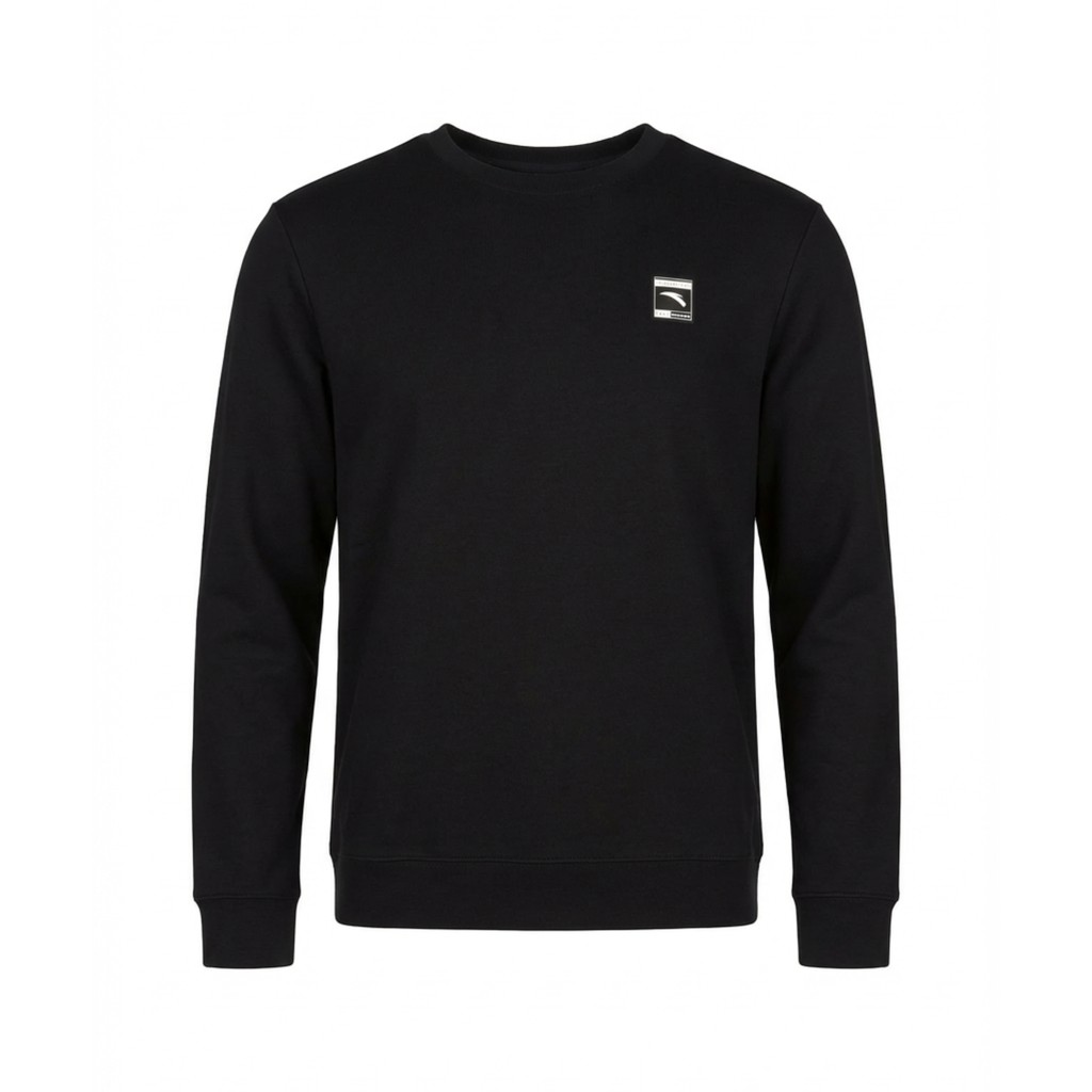 Anta Fitness Sweatshirt For Men, Black