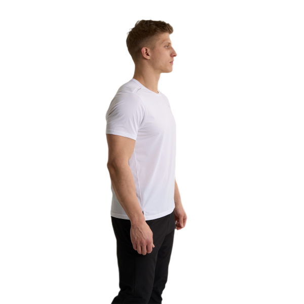 Anta Ss Running T-Shirt For Men, White